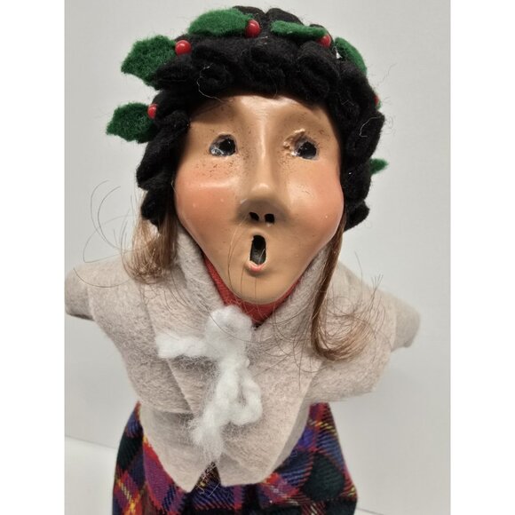 Vintage Byers Choice Ice Skater Numbered 53/100 & Signed  **READ DESCRIPTION - Picture 2 of 9